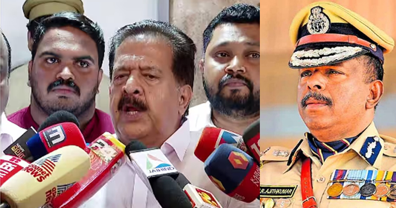 എഡിജിപിയെ മാറ്റിയത് മുഖ്യമന്ത്രിയുടെ വെറും കണ്ണില്‍ പൊടിയിടല്‍ വിദ്യ; രമേശ് ചെന്നിത്തല