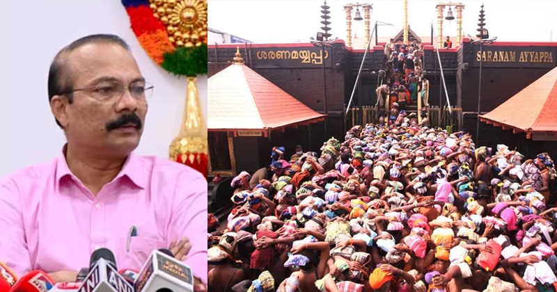 ശബരിമലയിൽ വെർച്വൽ ക്യൂ മാത്രമേ ഉണ്ടാകൂവെന്ന് ദേവസ്വം ബോർഡ്; പ്രതിഷേധവുമായി ഭക്തർ