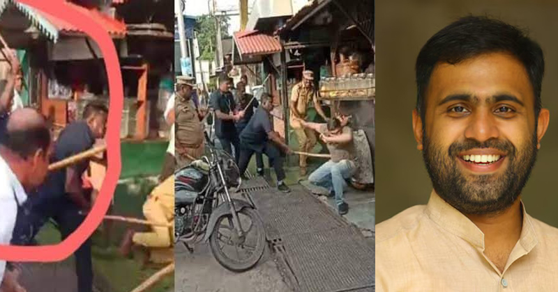 രക്ഷാപ്രവര്‍ത്തകരുടെ' മുഖത്തേറ്റ അടി ;കുറ്റം ചെയ്ത പോലീസ് ഗുണ്ടകളെ വെറുതെ വിടില്ല; അബിന്‍ വര്‍ക്കി