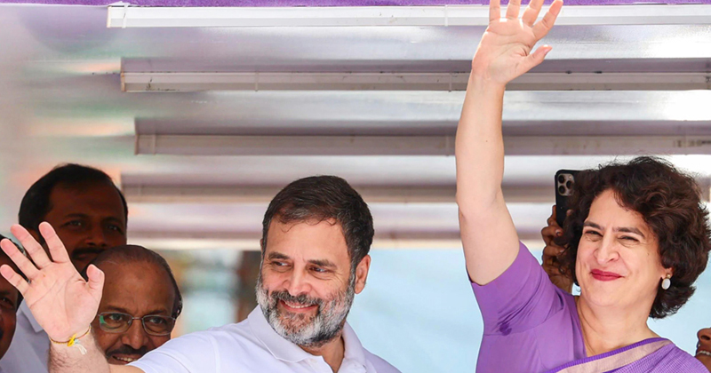 വയനാട് ഉപതിരഞ്ഞെടുപ്പ് ;  പ്രിയങ്കാ ഗാന്ധിയും രാഹുല്‍ ഗാന്ധിയും വയനാട്ടിലെത്തി