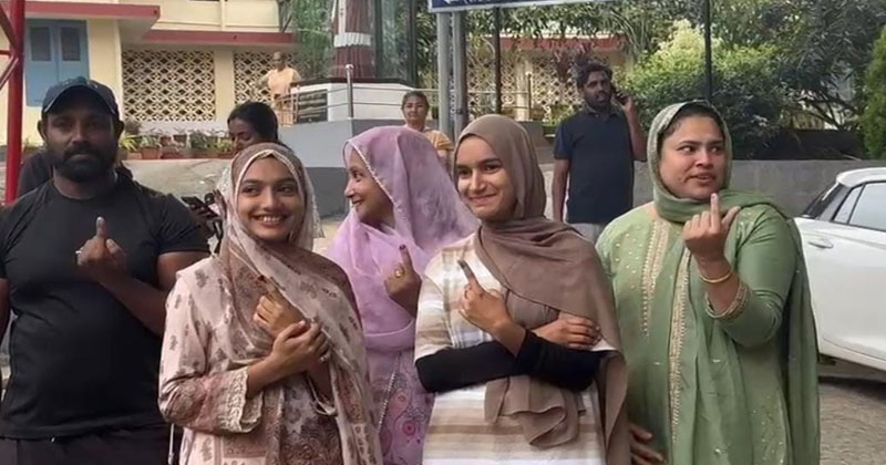 വയനാടും ചേലക്കരയും പോളിങ് ബൂത്തിൽ; ബൂത്തുകളില്‍ നീണ്ട നിര
