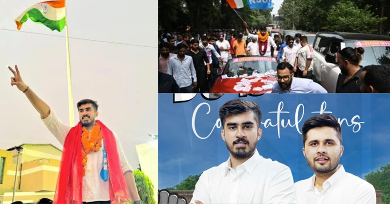 ഡൽഹി സര്‍വകലാശാല യൂണിയന്‍ തിരഞ്ഞെടുപ്പില്‍ NSUIയ്ക്ക് വിജയം; എബിവിപിക്ക് വന്‍ തിരിച്ചടി