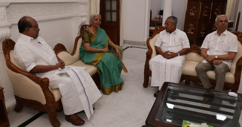 മുഖ്യമന്ത്രിയും കേന്ദ്ര ധനമന്ത്രിയുമായി നിര്‍ണായക കൂടിക്കാഴ്ച നടത്തി; പ്രതീക്ഷയില്‍ കേരളം
