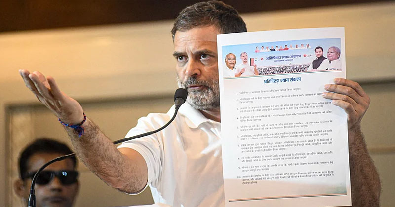 Bihar Election 2025| പിന്നാക്ക വിഭാഗങ്ങള്‍ക്കായി 'അവകാശ സംരക്ഷണ' പ്രഖ്യാപനം:  രാഹുല്‍ ഗാന്ധിയുടെ നേതൃത്വത്തില്‍ ബീഹാറില്‍ രാഷ്ട്രീയ നീക്കങ്ങള്‍ സജീവം