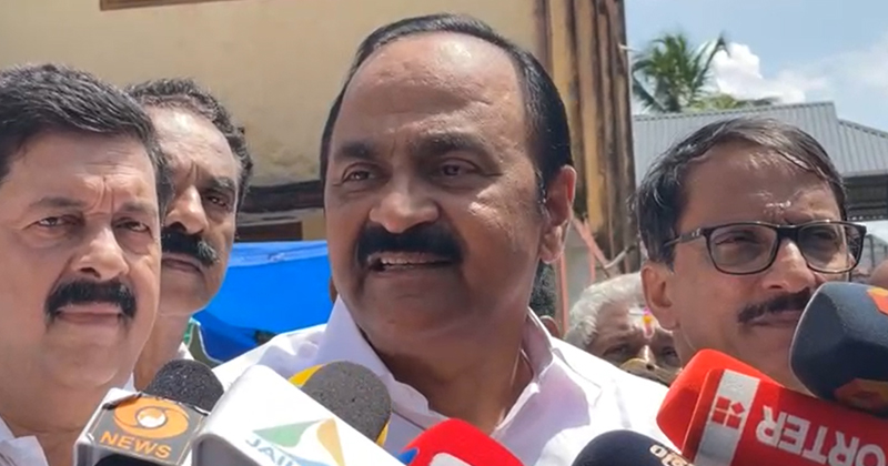 V D Satheesan| അയ്യപ്പനെ വഞ്ചിച്ചു, കിലോ കണക്കിന് സ്വര്‍ണ്ണം കവര്‍ന്നു; ശബരിമലയിലെ 'കളവ്' ക്രിമിനല്‍ കേസ്: വി ഡി സതീശന്‍